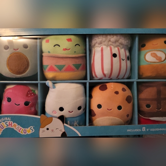 THIS ITEM IS SOLD! Squishmallows 8 Pack of 5" Food Squishmallows. Brand New. - Picture 4 of 5